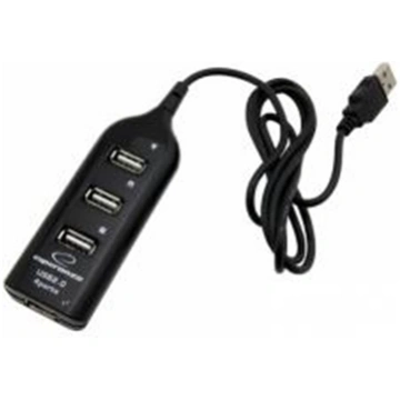 Esperanza EA116 interface hub 480 Mbit/s Black 452