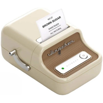 Niimbot B21 Portable Label Printer Cream