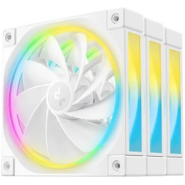 Datora korpusa ventilators DeepCool FL12R WH 3-in-