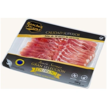 Serrano ham (jamón) ETG, 50% Duroc breed or more, 