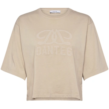 Dante6 - Dante6-Maimu Loose Fit Cropped Logo Tee -
