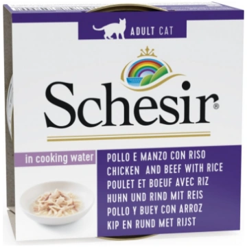 SCHESIR Cat Chicken Fillets, Beef Fillets and Rice