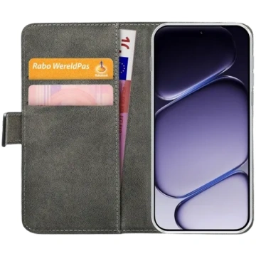 Mobilize PU-Leather Book Case Black OnePlus Nord 6