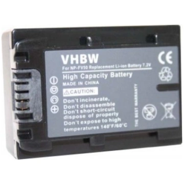 Akumulators, VHBW, VHBW BATTERY 600 mah SONY NP-FV