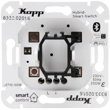 Kopp Smart-Control Hybrid Smart Switch 1 kanāla 2 