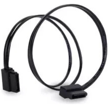 SATA kabelis Silverstone CP11 0.3m melns