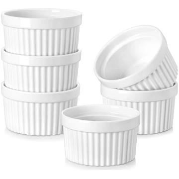 MALACASA, Ramekinu sērija, Creme Brulee bļodas, 6 