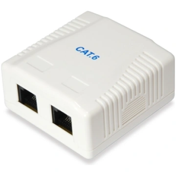 Equip 2-Port Cat.6 Surface Mount Box 235214