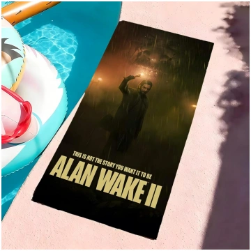 A-Alan Wake 2 Towel Microfiber Beach Towel, Quick-