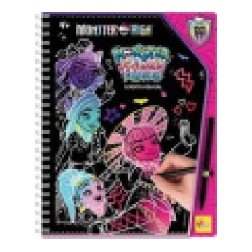 Lisciani Sketchbook Scratch atklāj Monster High Fo