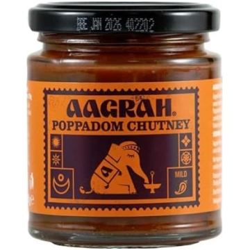 Aagrah Poppadom Mild Chutney Classic Authentic Fla