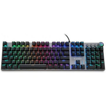 iBox Aurora K-4 keyboard USB QWERTY Black | IKGMK4