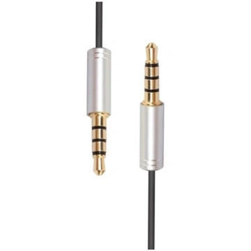 RoGer AU4P1 AUX Audio Cable / Stereo + Microphone 