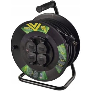 Emos Cable Reel 4 sockets 50m P08250