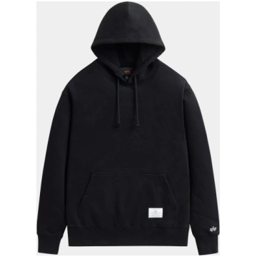 ESSENTIAL HOODIE - BLACK / XS
