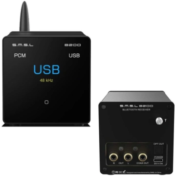 SMSL B200 Odbiornik audio Bluetooth DAC z przedwzm