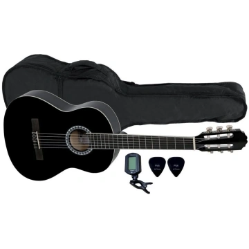 Classical guitar Basic Set 3/4 black VGS Classical