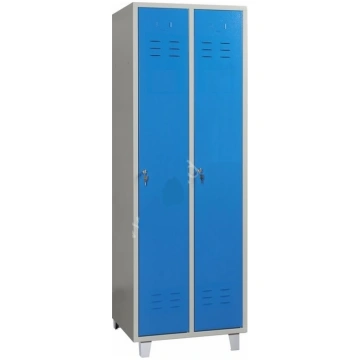 Garderobes skapis GS2 ar kājām - Zils