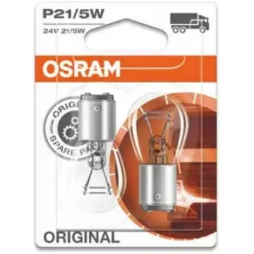 Spuldžu pāris Osram Original P21/5W 24V