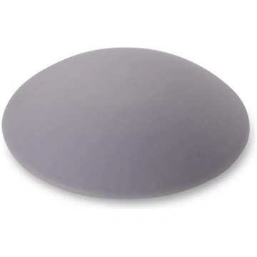 Durvju atdure, 1.3 cm, Ø 6 cm, plastmasa, pelēka k