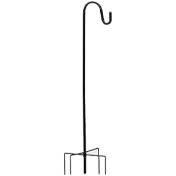 120 cm metāla augu pakaramais ar āķiem, nerūsējošs