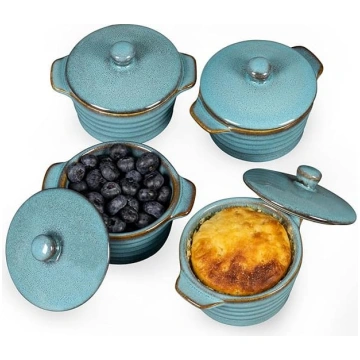 HENXFEN LEAD Mini keramikas kastroļi, 230 ml trauc