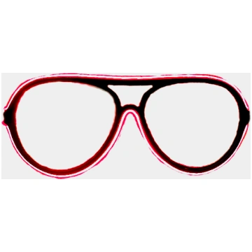 Neona brilles - Sarkanas Cool Mania