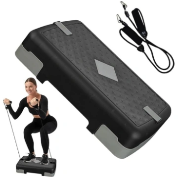 Fitness Step daudzfunkcionāls neslīdošs steperis k