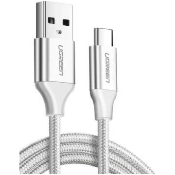 Kabelis Usb Ugreen Usb-a - Usb-c 2 M Balts (60133)