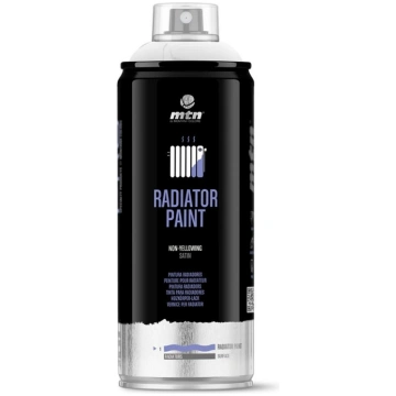 Aerosolkrāsa 400ml PRO balta radiatoriem Montana
