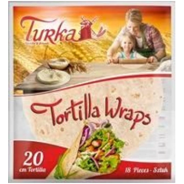 Tortilla TURKA 20 cm, 18 gab., 720g (450-07933)