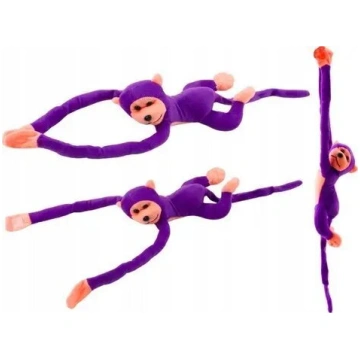 Plīša rotaļlieta LEANToys Pērtiķis ar skaņu 60 cm,