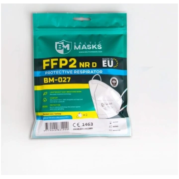 Sejas respiratora maska FFP2 BM027, 4 slāņi, 10 ga