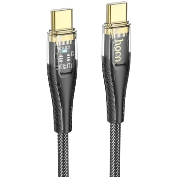 HOCO Cable USB C to USB C PD 60W 1 2 m U121 black 