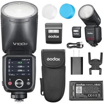 Godox V100 Canon TTL zibspuldze, 100 Ws zibspuldze