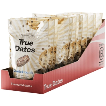 True Dates Dateles ar garšu Cookies Dough 12 iepak