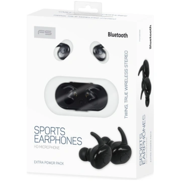 Omega Freestyle wireless earbuds FS1083, black | 4