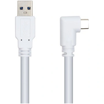 Cable for VR Oculus Quest 2, USB to USB-C, 5m, whi