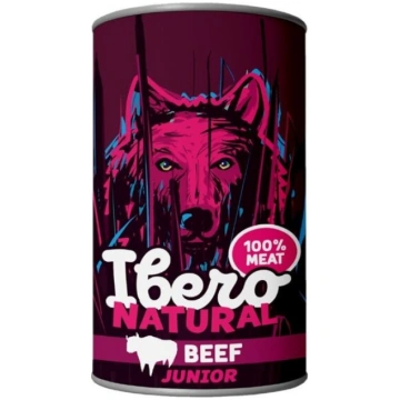 Ibero Natural Junior konservs ar liellopu gaļu 400
