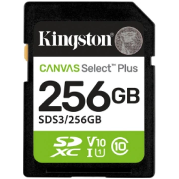 Kingston Technology 256GB SDXC Canvas Select Plus 