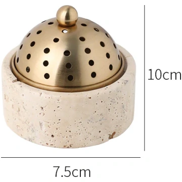 Travertine Mabkhara Burner Luxury Marble Bakhoor I