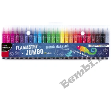 Flomasteri zīmēšanai JUMBO 24 gab