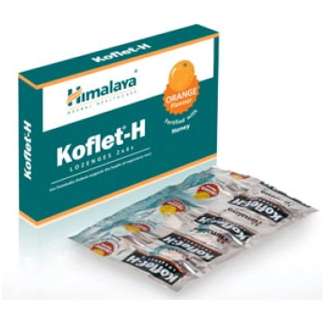 Himalaya Koflet-H ledenes ar apelsīna garšu