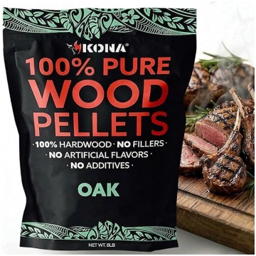 „Kona“ 100 % ozola kūpināšanas granulas, piemērota