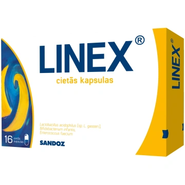 LINEX kapsulas, 16 gab