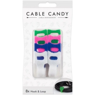 Organizer Candy Candy Cable opaska zielona rozowa 