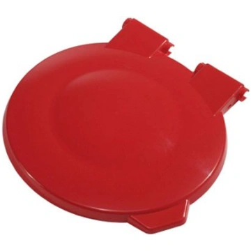 Rounded lid for trolley Dust 120L, red