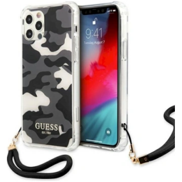 Guess GUHCP12MKSARBK Camo Collection Aizsargapvalk