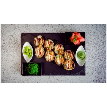 Crab Hot Maki Tempura Ledenīte Cafe