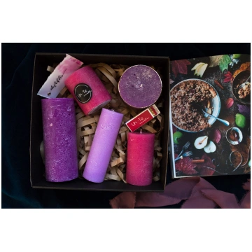 Gift set "Fuchsia/eggplant"